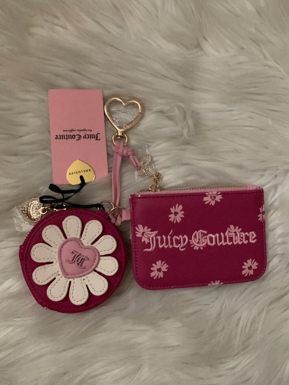 JUICY COUTURE Daisy For Juicy Bundle Set in Raspberry Tart/Flamingo Pink